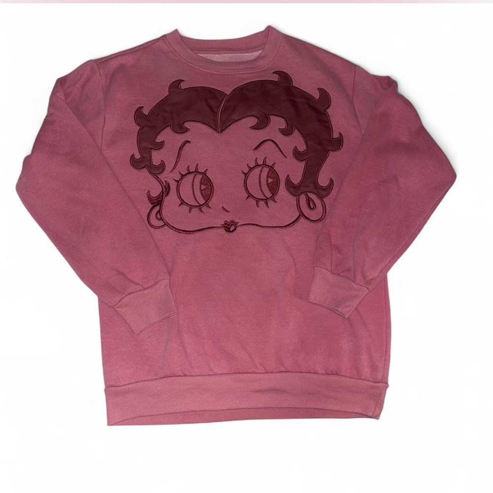 Betty Boop Pink Sweatshirt